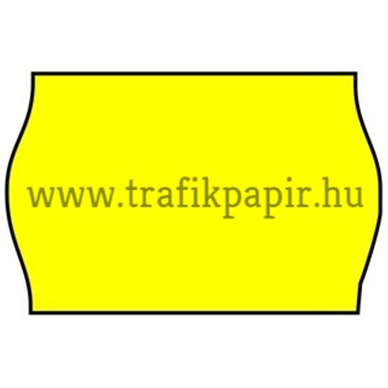 25 x 16 mm felirat nélküli MAGYAR árazógépszalag